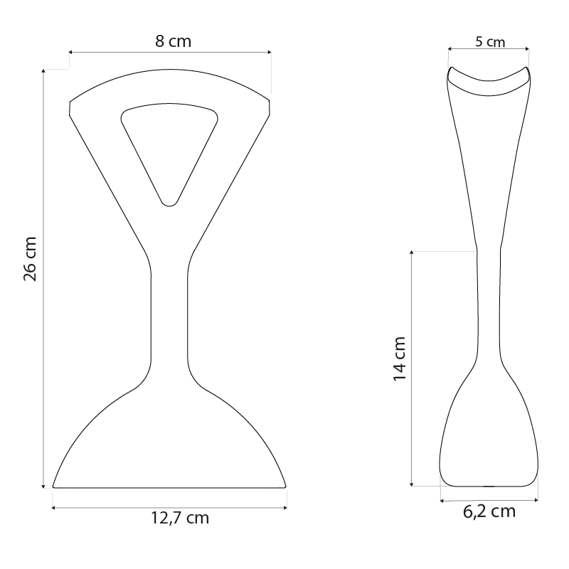 Dimensões Suporte de Headset Elements Balmen