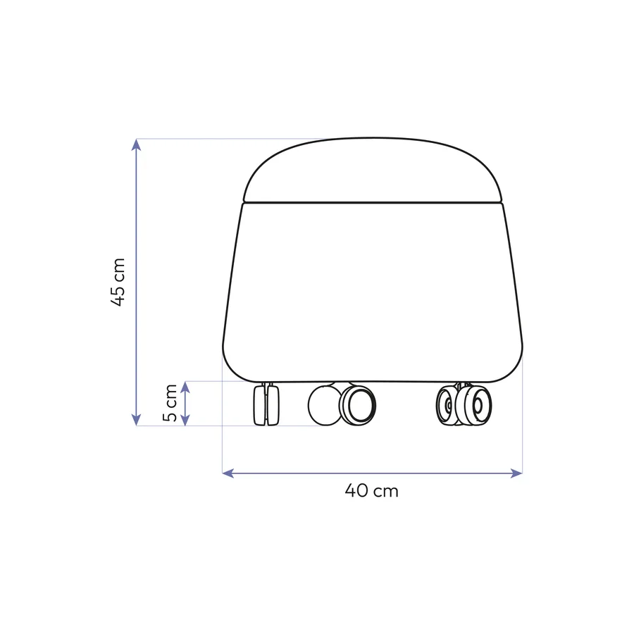 Dimensões Mesa Banqueta Elements Yoco