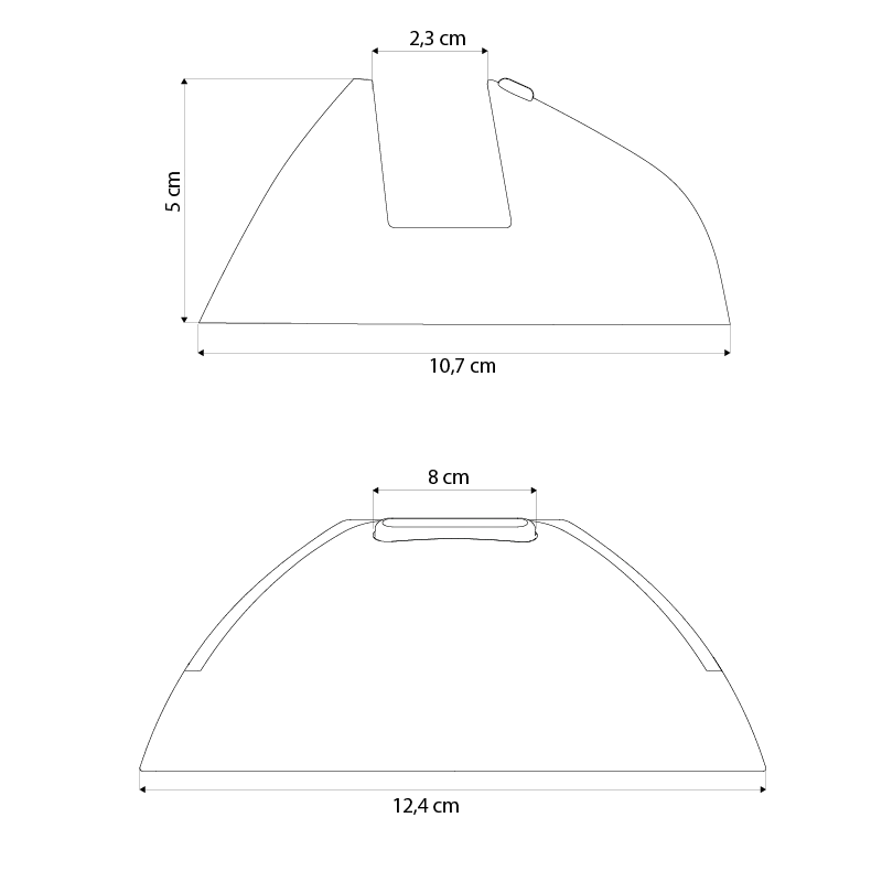 Dimensões Suporte de Notebook Elements Grano