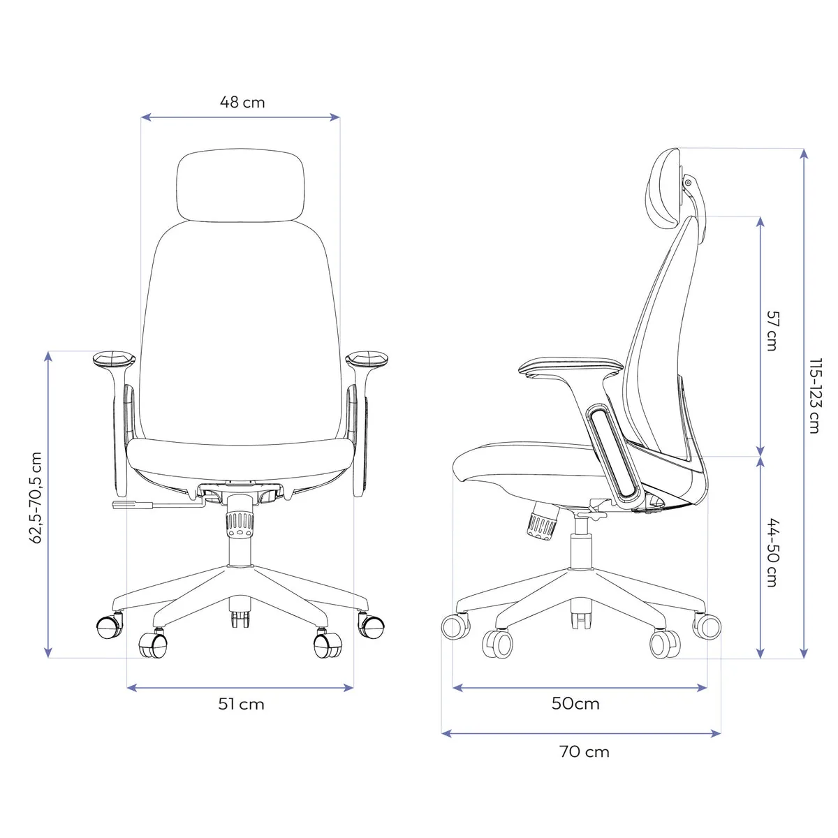 Cadeira Ergonômica Elements Belena