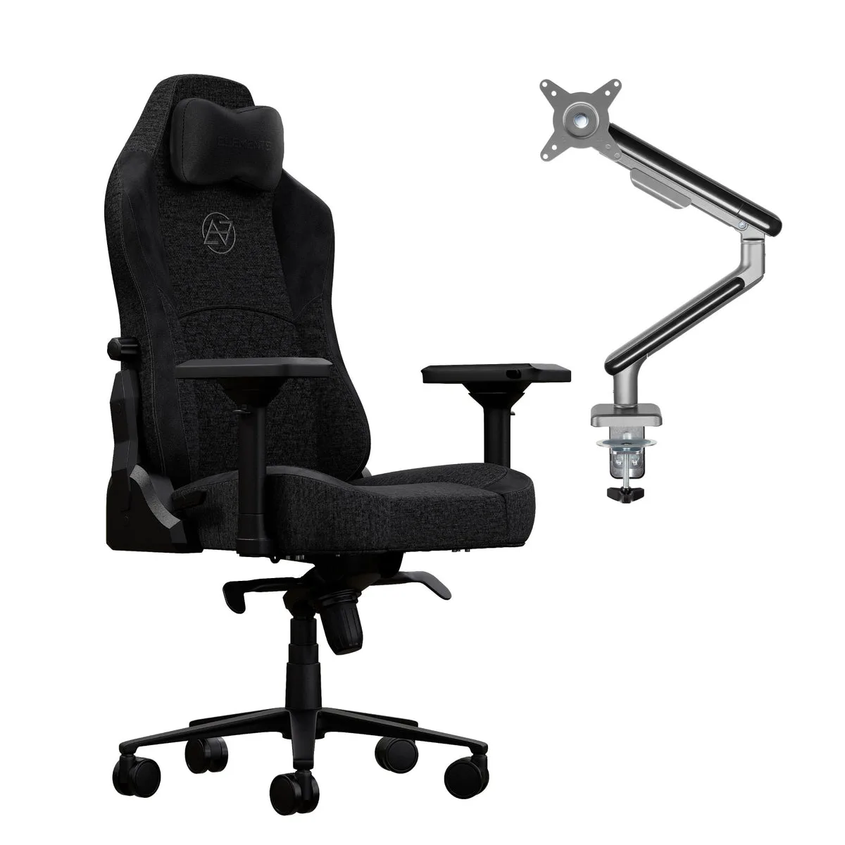 Combo Cadeira Gamer  Lunari Fearless + Braço Articulado Aice