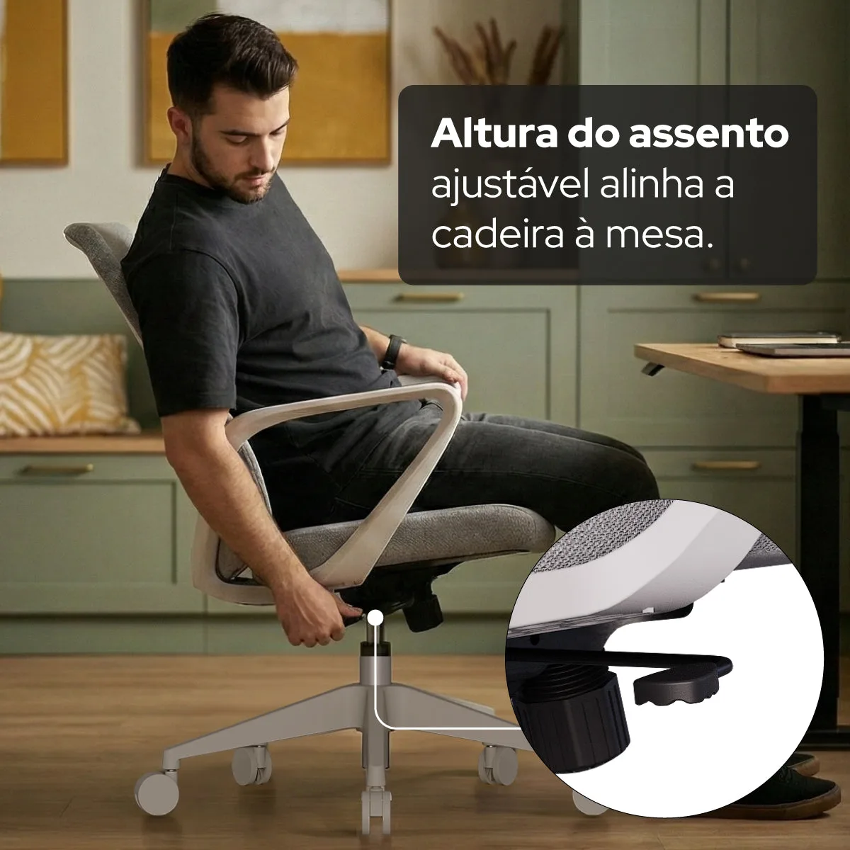 Cadeira Ergonômica Elements Lira