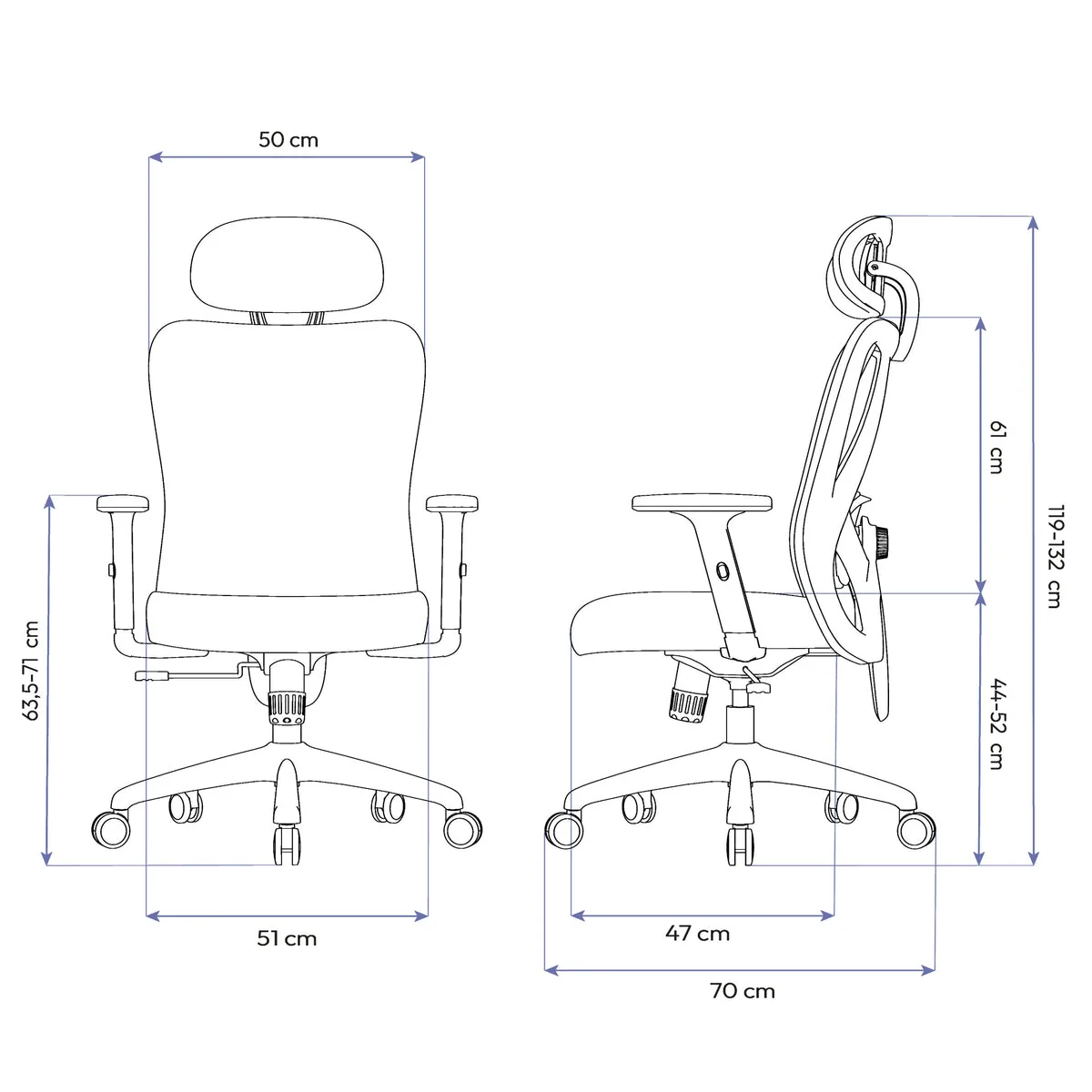 Cadeira Ergonômica Elements Samaia
